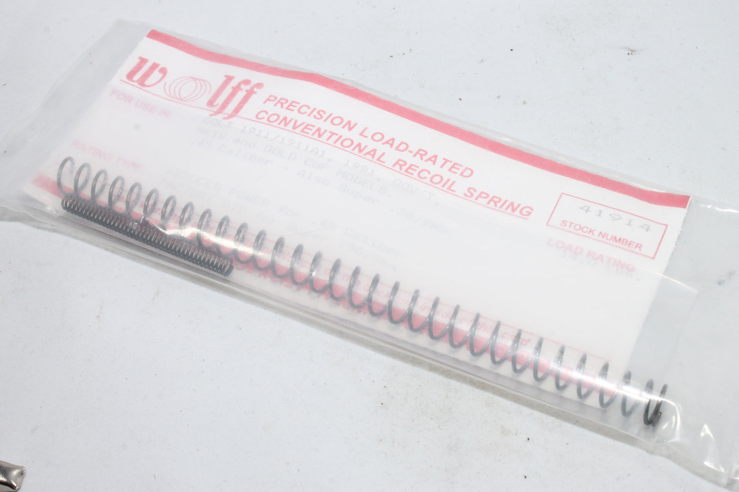 1911 Wolff Recoil Spring 14.0 lbs
