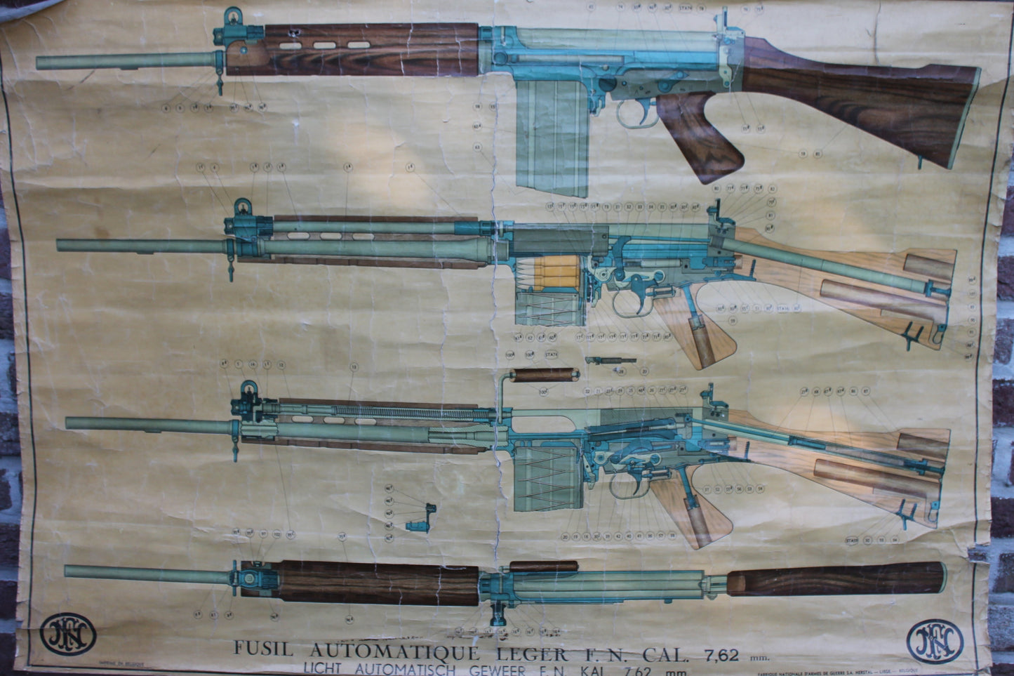FN Instructie Poster FAL