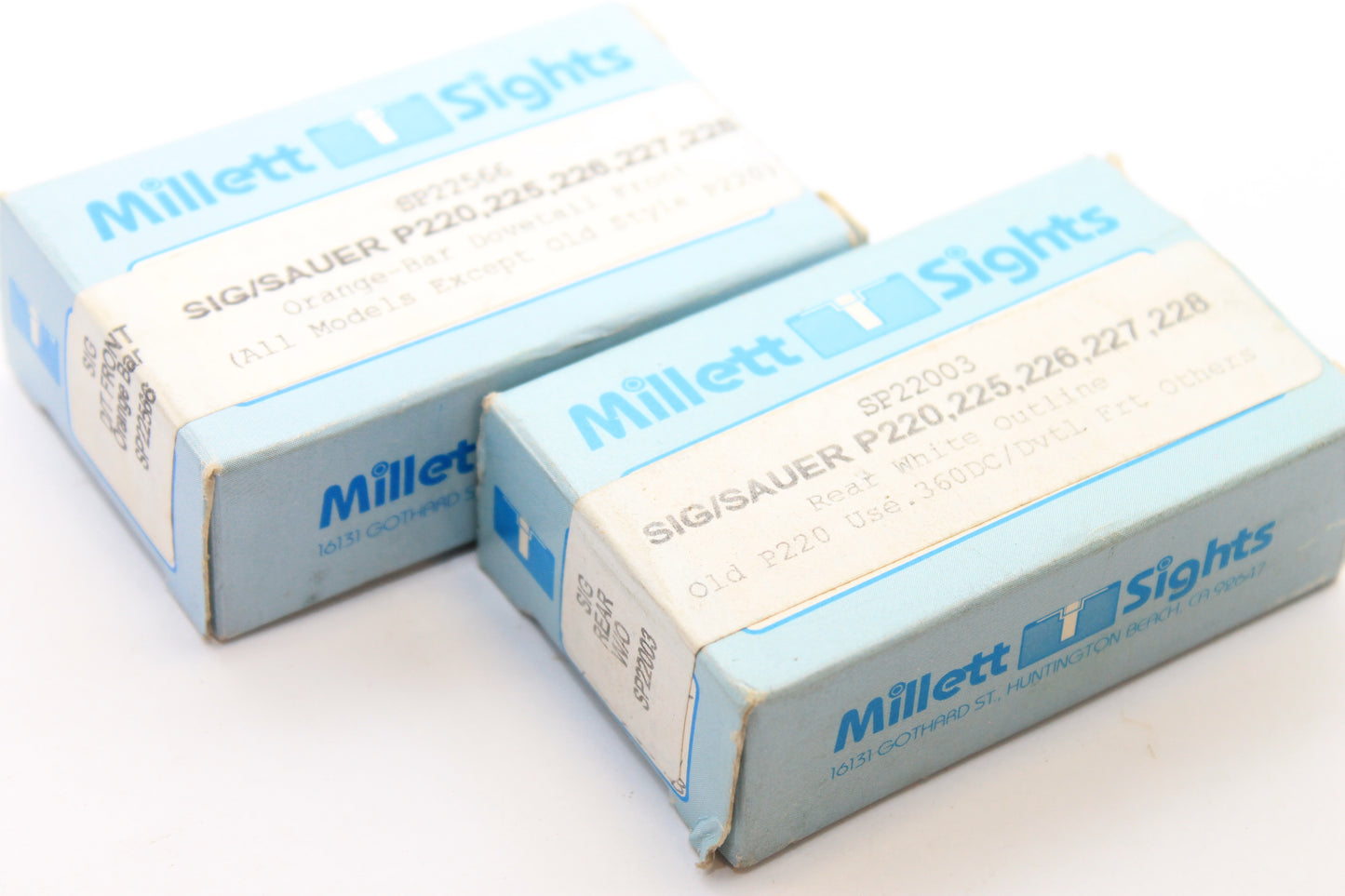 Millett Sight Set SIG P220 Serie