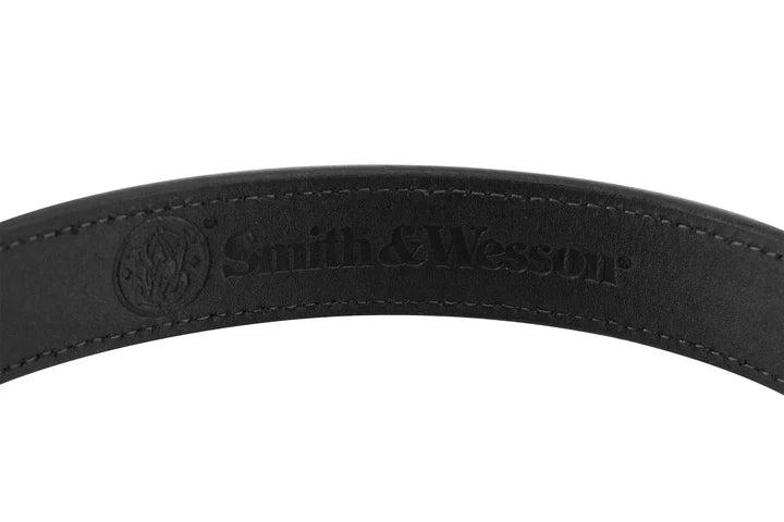 S&W Men's leather EDC belt black