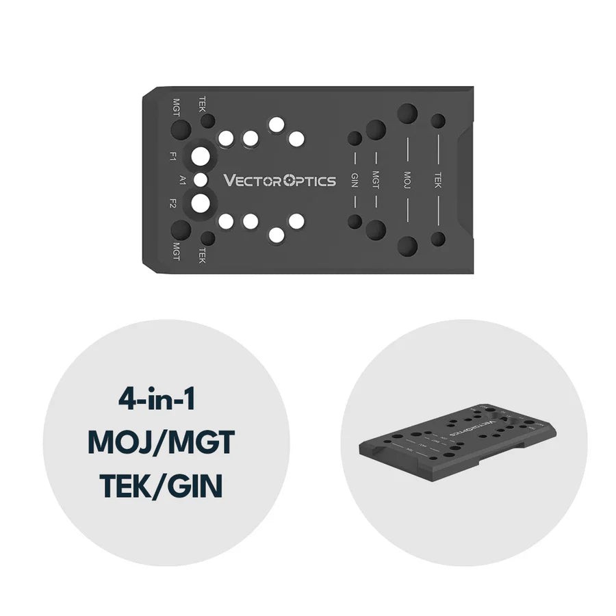 Vector Optics adapter 4 in 1 Glock
