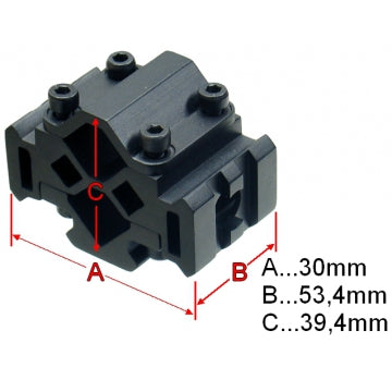 UTG Universal Tri-Rail Barrel Mount