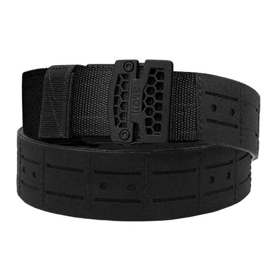 Kore Battle Belt Laser Cut zwart complete kit B1 buckle