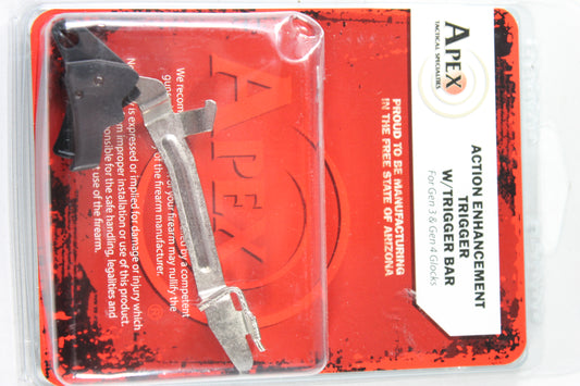 Apex Action Enhancement Trigger W/Trigger Bar For GEN 3 & GEN 4 GLOCK