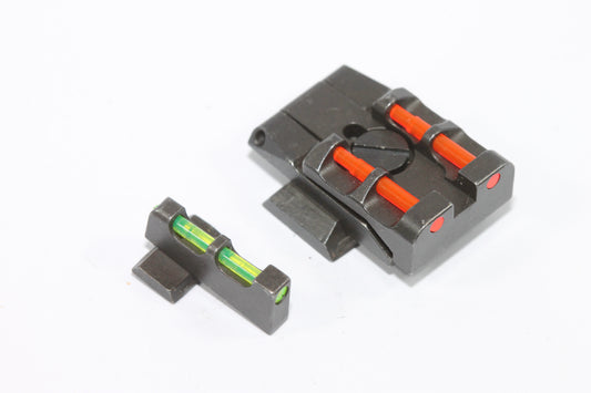 S&W MP9 2.0 verstelbare keep en korrel set fiber optic