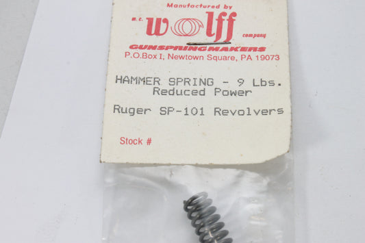 Wolff Ruger SP101 Hammer Spring Reduced 9 Lbs