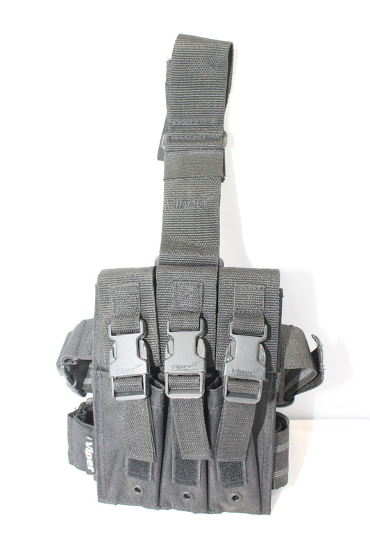 Been holster voor 9mm magazijnen