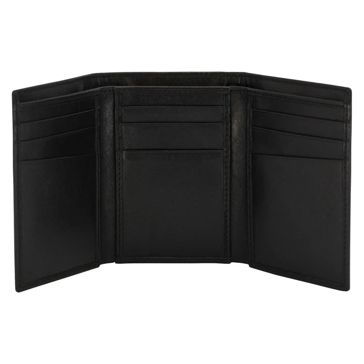 S&W Men's Leather Wallet Trifold