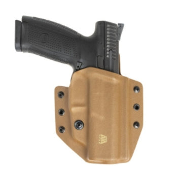 Holster model Hit Factor ver 1 for SW МР-9 М 2.0 Full-Size color Black right-handed with Streamlight TLR-7/ 7a/ 7x
