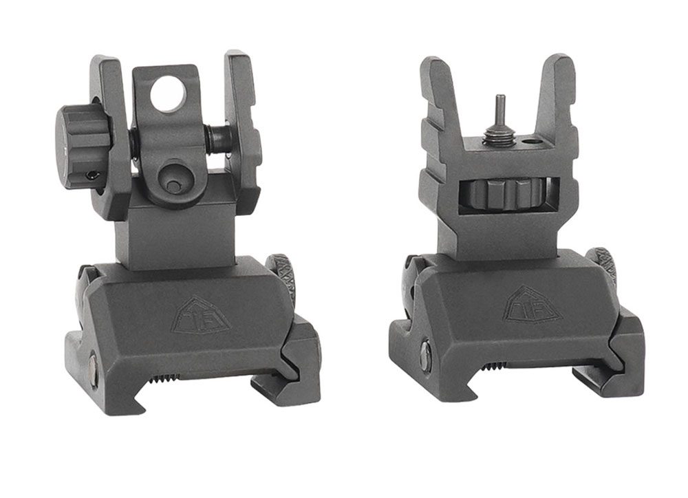 Flip up sights for picatinny rail
