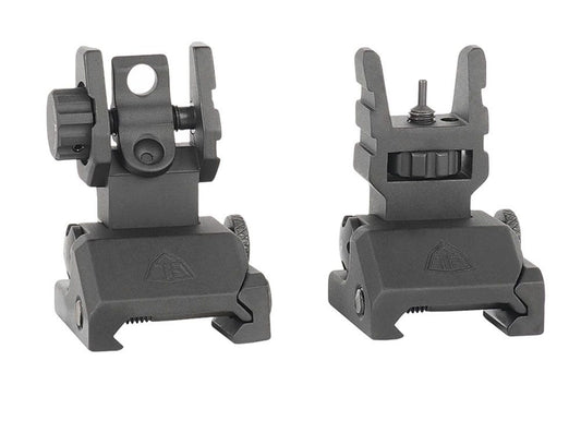 Flip up sights for picatinny rail