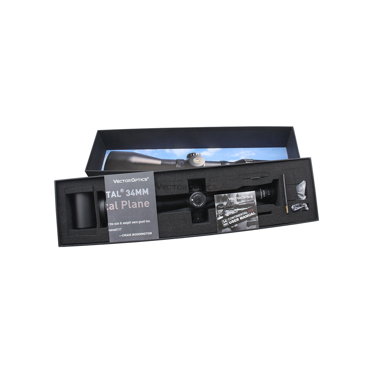 Richtkijker 34mm Vector Optics Continental 5-30x56 MBR FFP