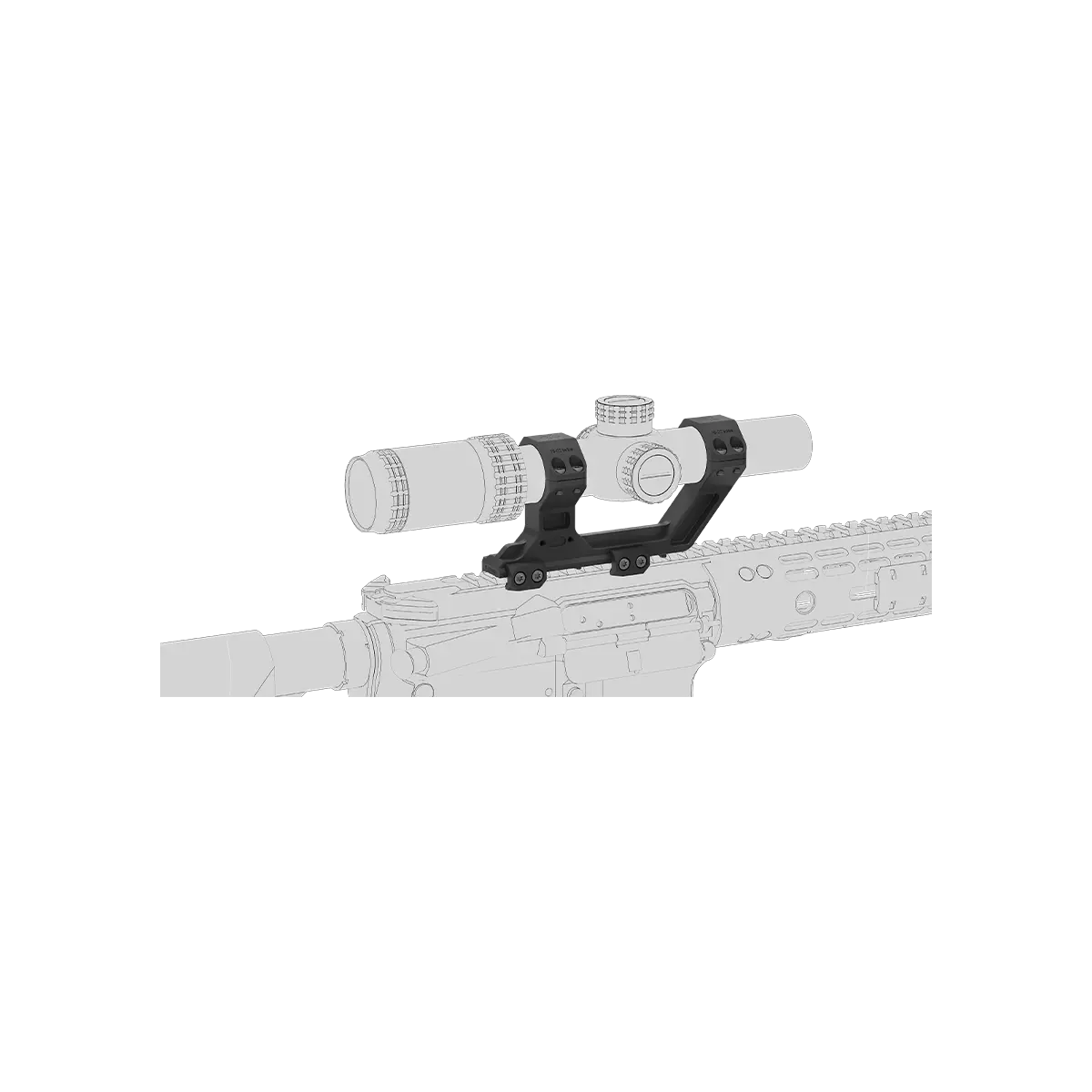 Vector Optics 30 mm One Piece extra high picatinny AR Mount