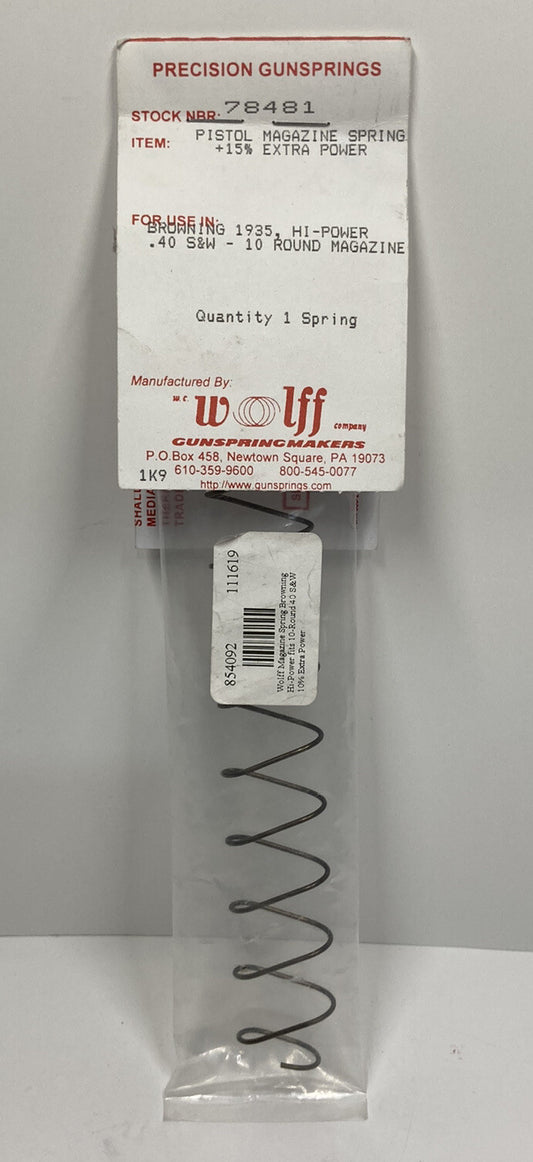 Wolff FN High Power +10% magazijn veer